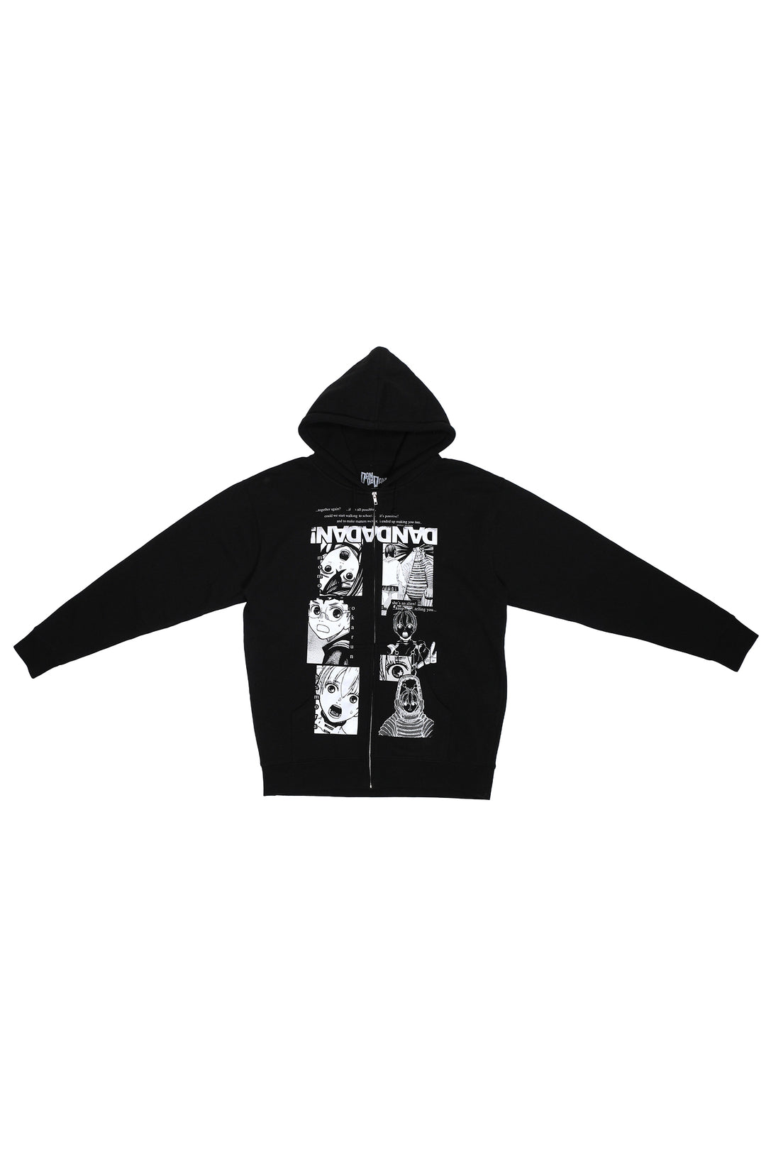 DDD Beware the Aliens Zip Hoodie - Black