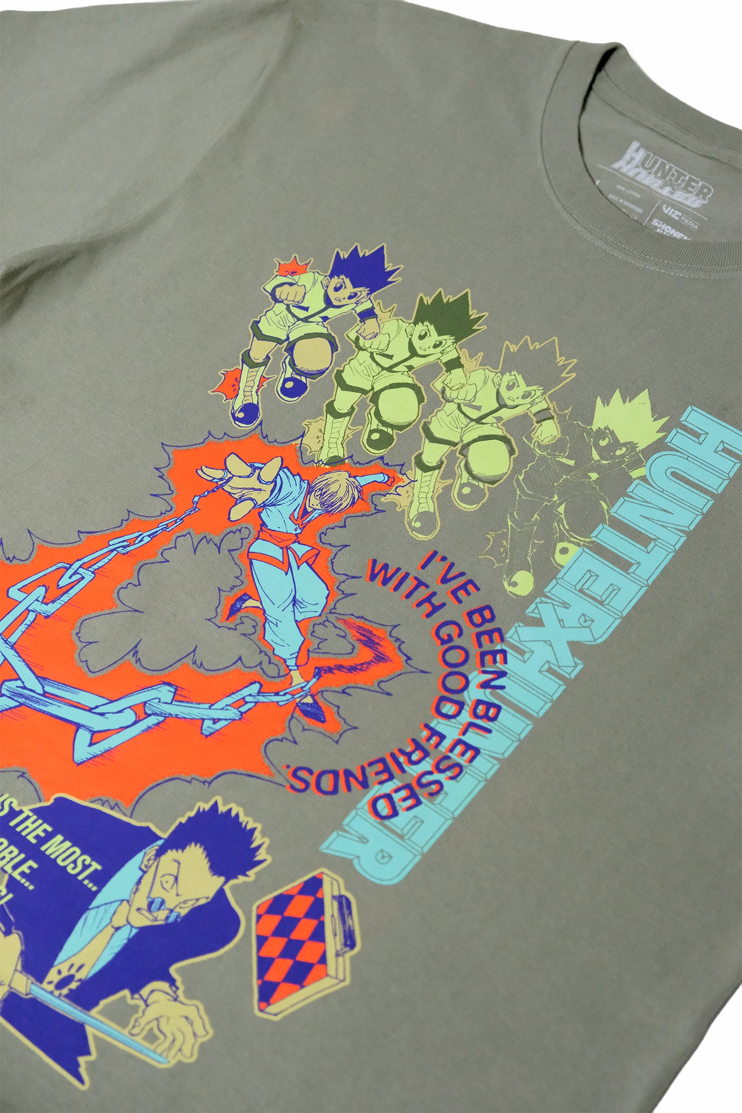 Hunter x Hunter Rookie Hunters LS Tee - Stonewash Green – Shonen