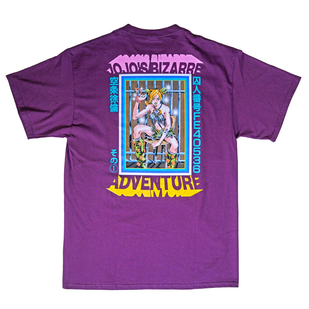 JoJo's Bizarre Adventure: Part 6 Stone Ocean Jolyne Tee - Eggplant