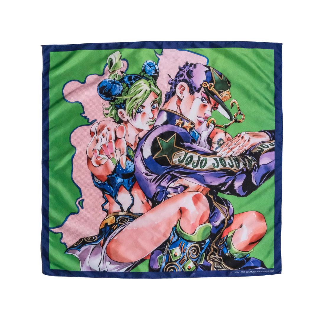 JoJo's Bizarre Adventure: Part 6 Stone Ocean Jolyne Bandana - Green/Purple