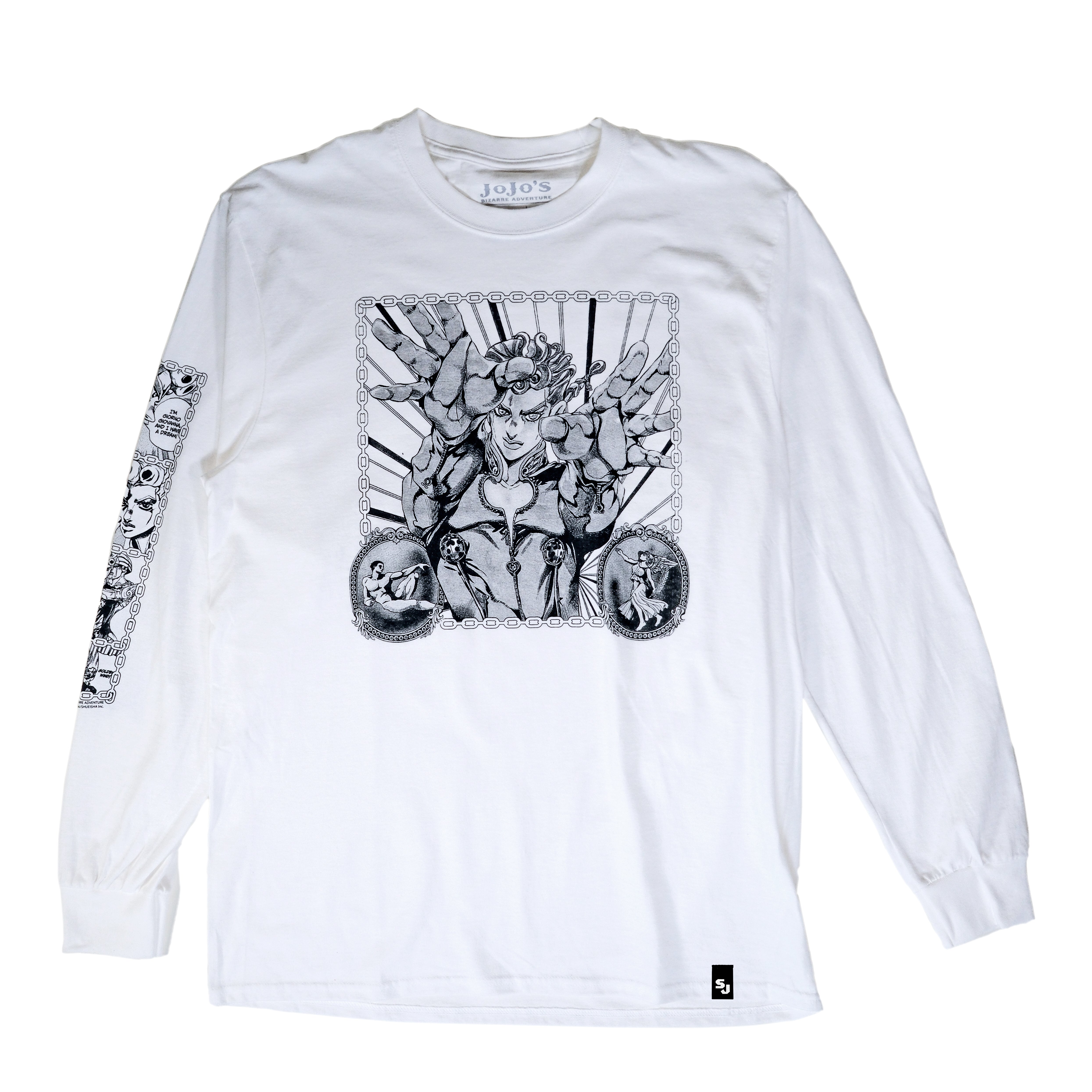 JOJO⑤ JoJo's Bizarre Adventure: Part 5 Golden Wind Giorno LS Tee