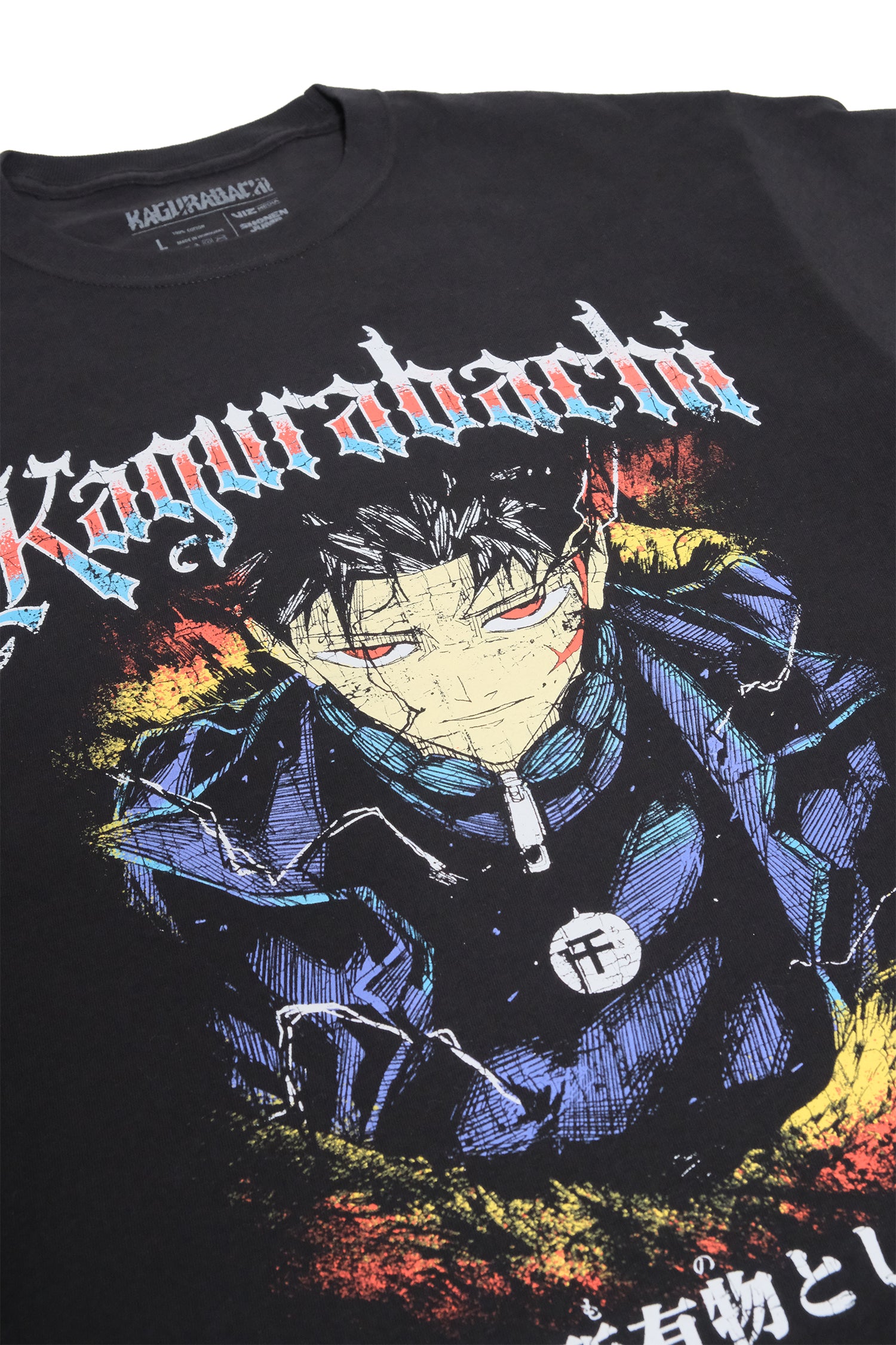 Kagurabachi Ominous Katana Wielder Tee - Black – Shonen Jump Store