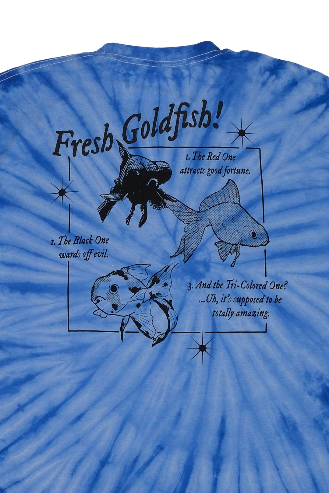Kagurabachi Goldfish Tie-Dye LS Tee - Blue Tie-Dye