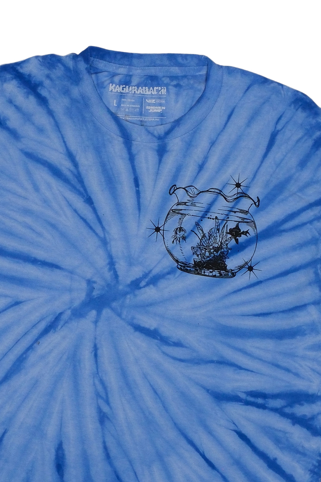 Kagurabachi Goldfish Tie-Dye LS Tee - Blue Tie-Dye