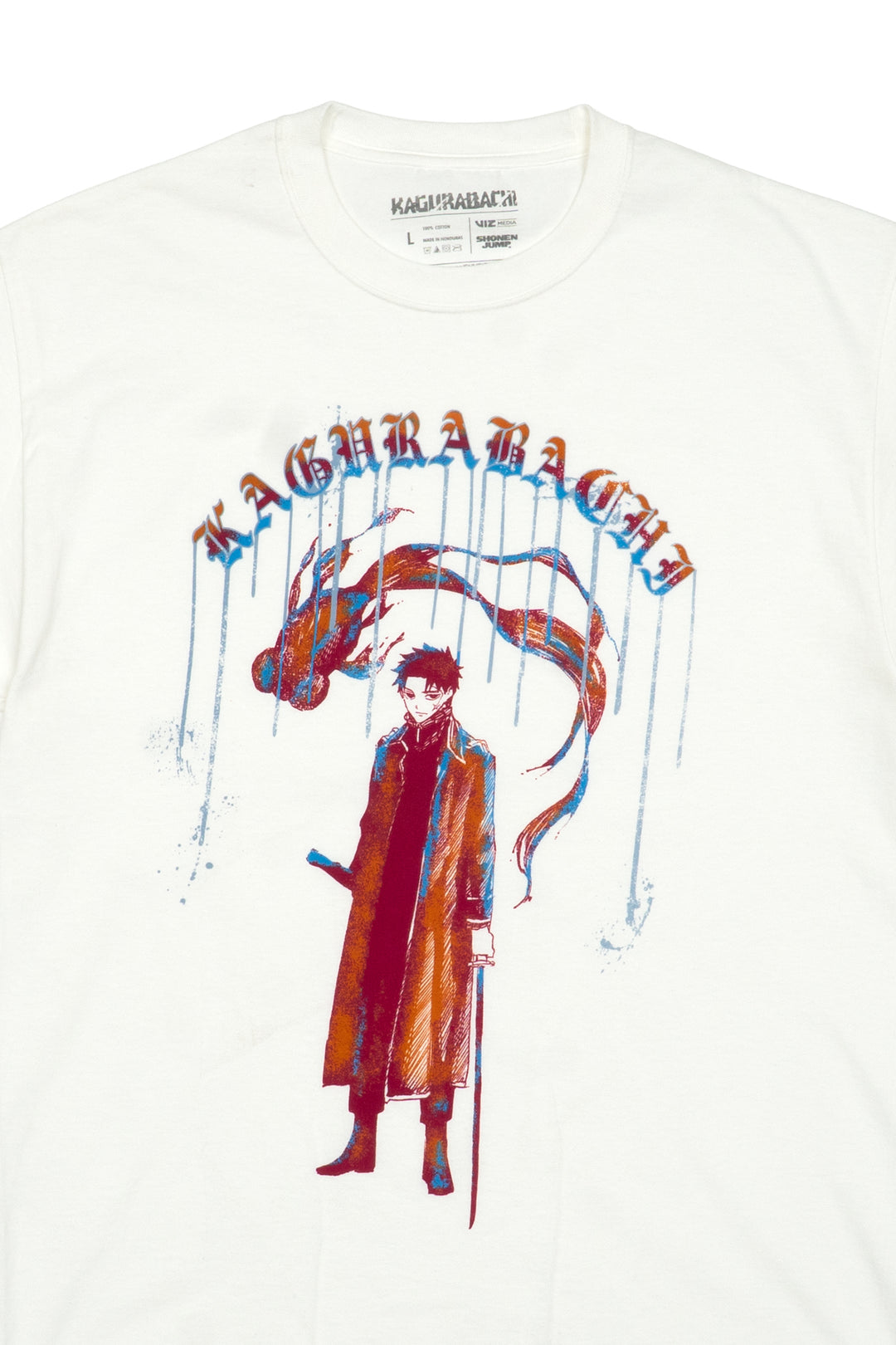 Kagurabachi Drip Logo Tee - White