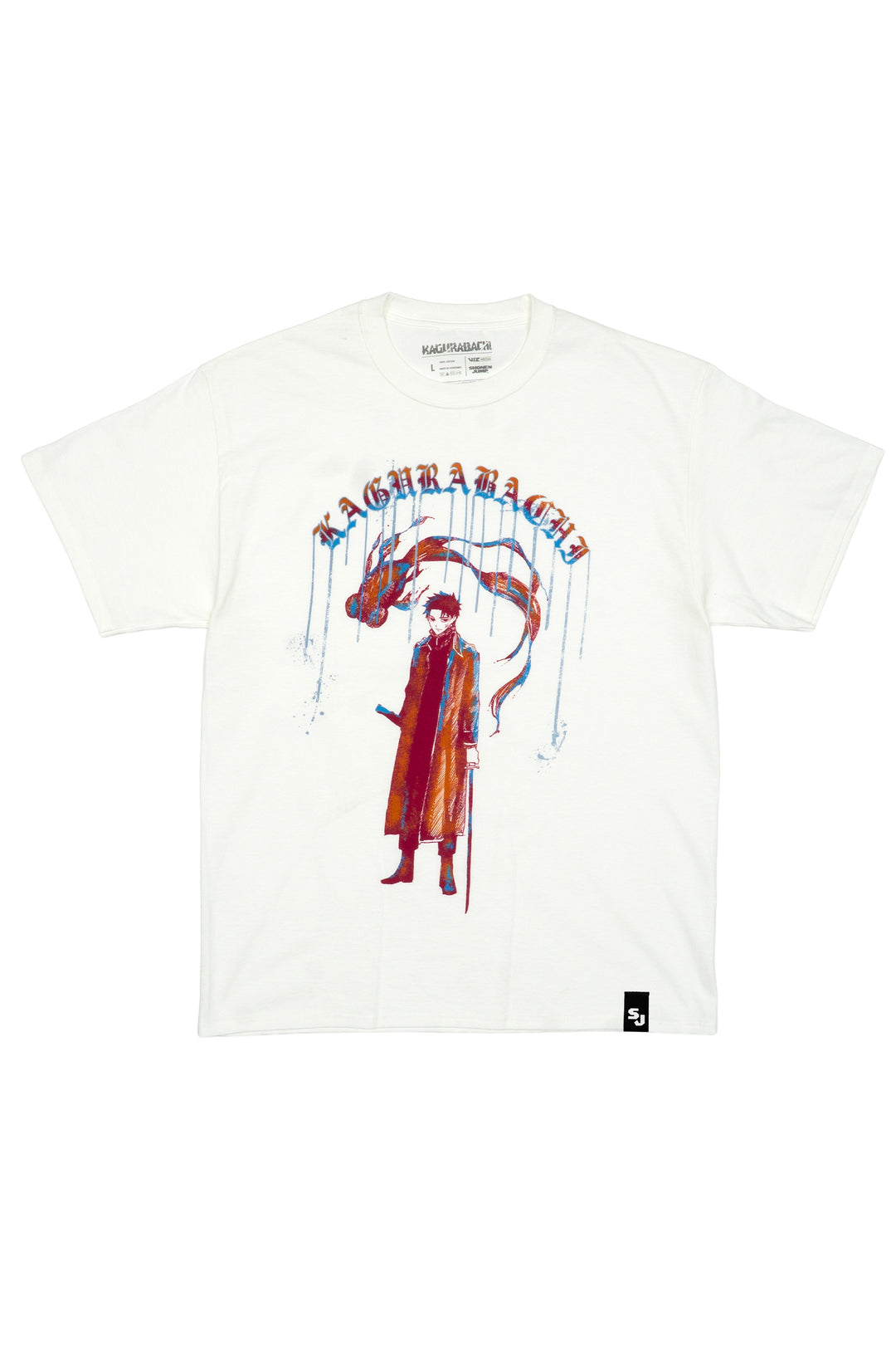 Kagurabachi Drip Logo Tee - White
