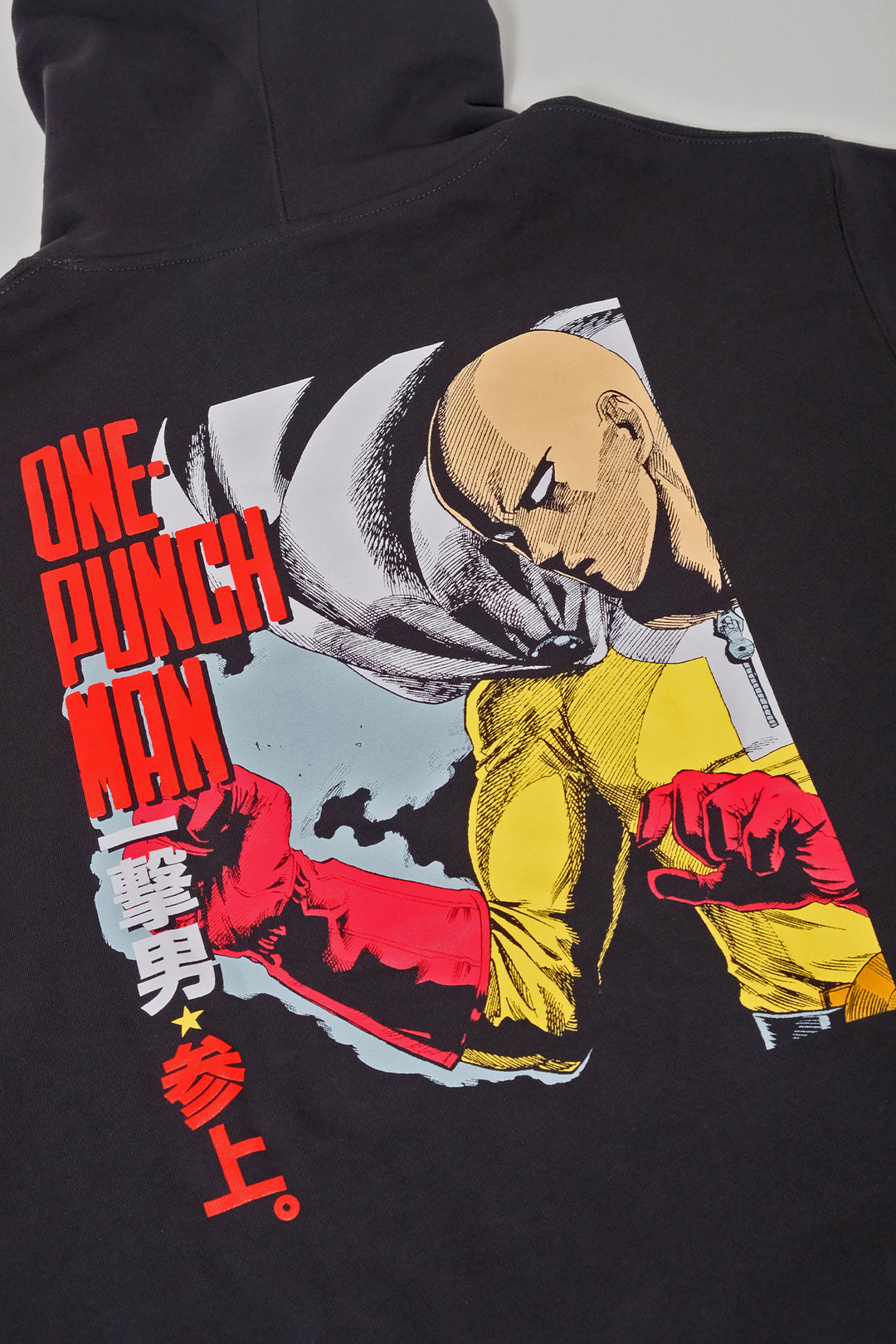 One Punch Man Fitness Club Pullover Hoodie - Asphalt