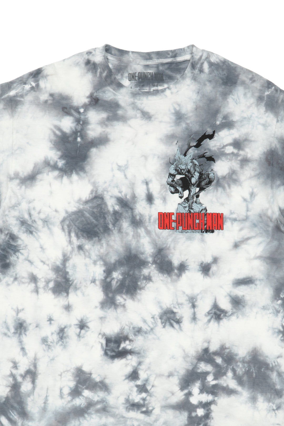 One Punch Man Garou Hunting Tee - Grey Crystal Wash