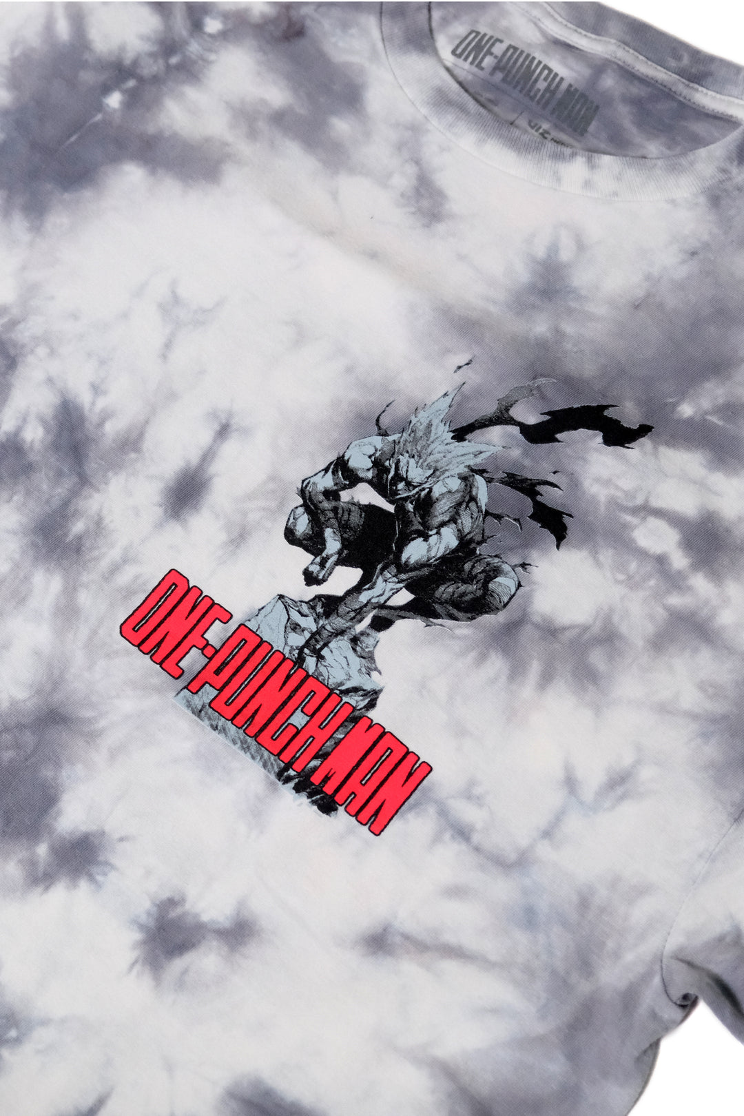 One Punch Man Garou Hunting Tee - Grey Crystal Wash