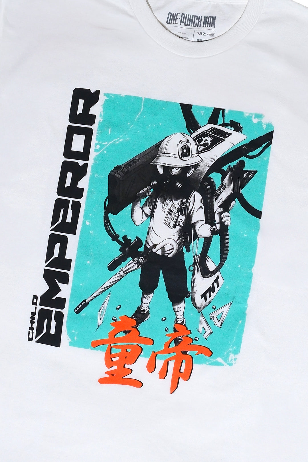 One Punch Man Child Emperor Tee - White