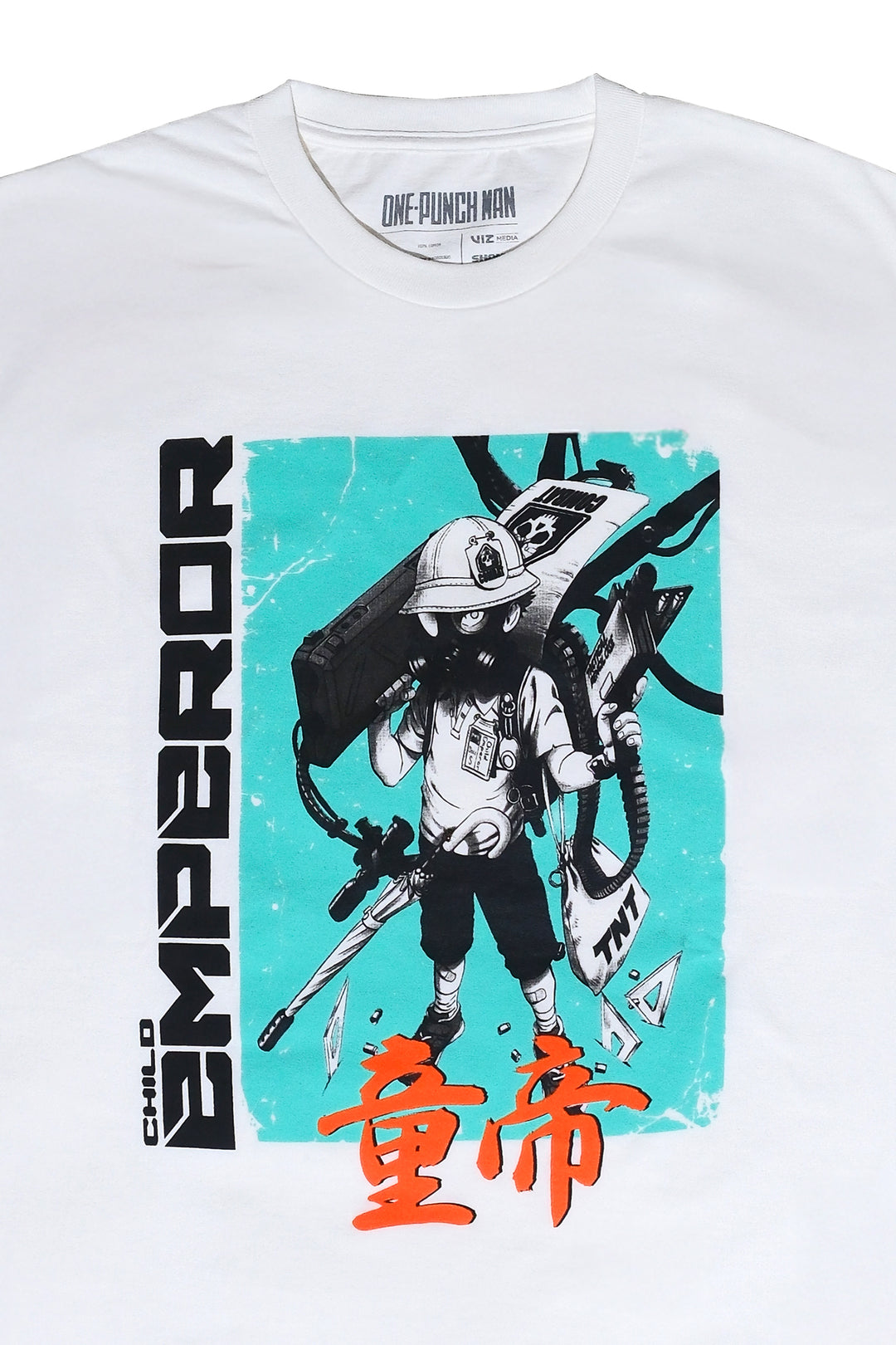 One Punch Man Child Emperor Tee - White