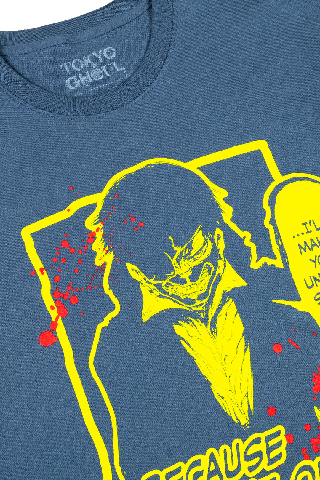 Tokyo Ghoul Ken Kaneki Can Tee - Steel Blue