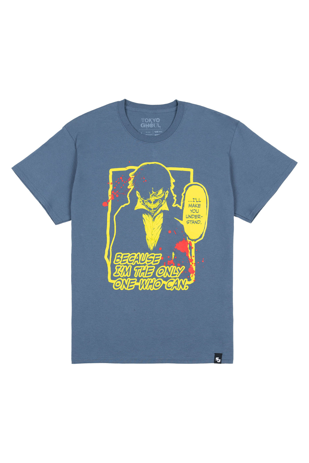 Tokyo Ghoul Ken Kaneki Can Tee - Steel Blue