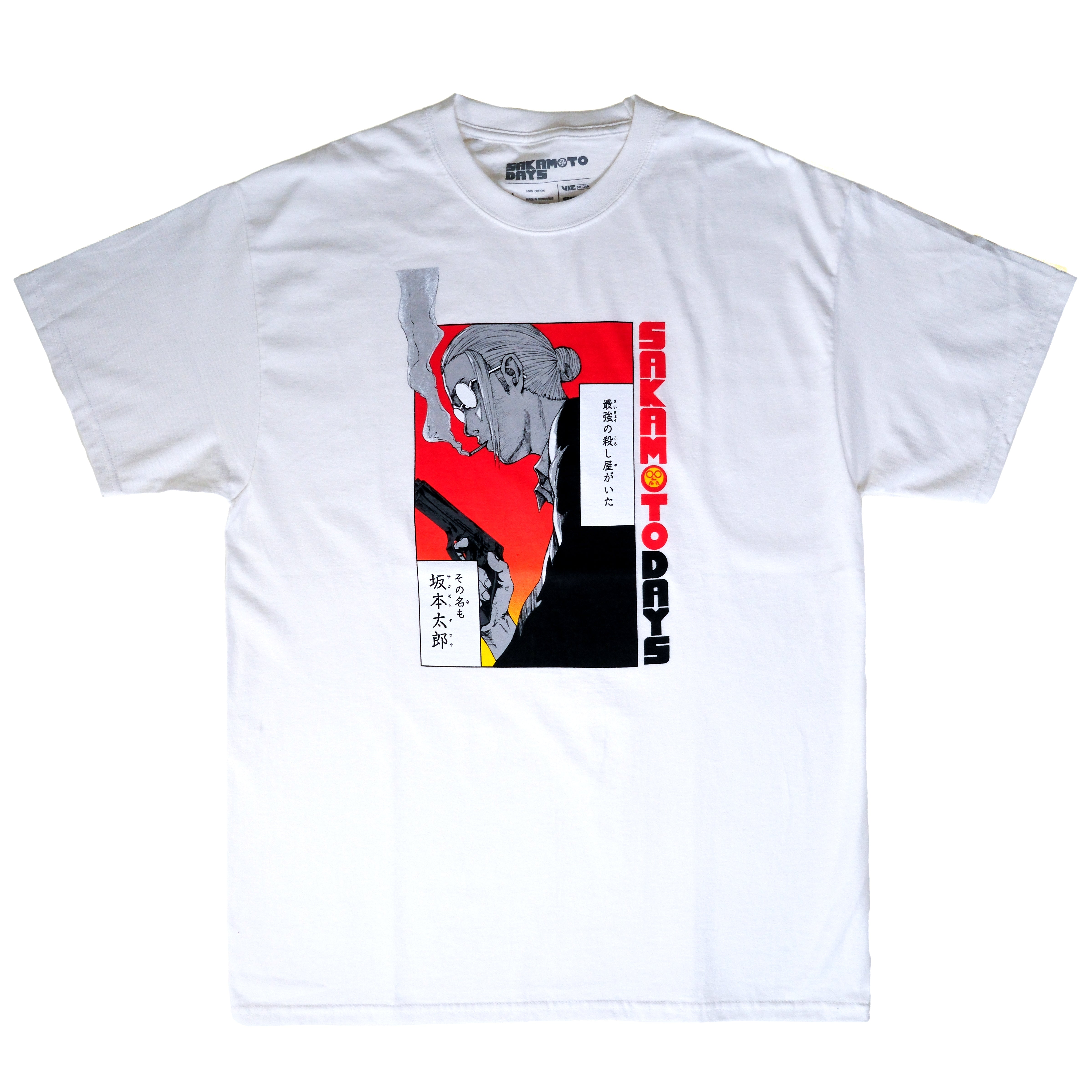 Sakamoto Days Taro Sakamoto Tee - White – Shonen Jump Store