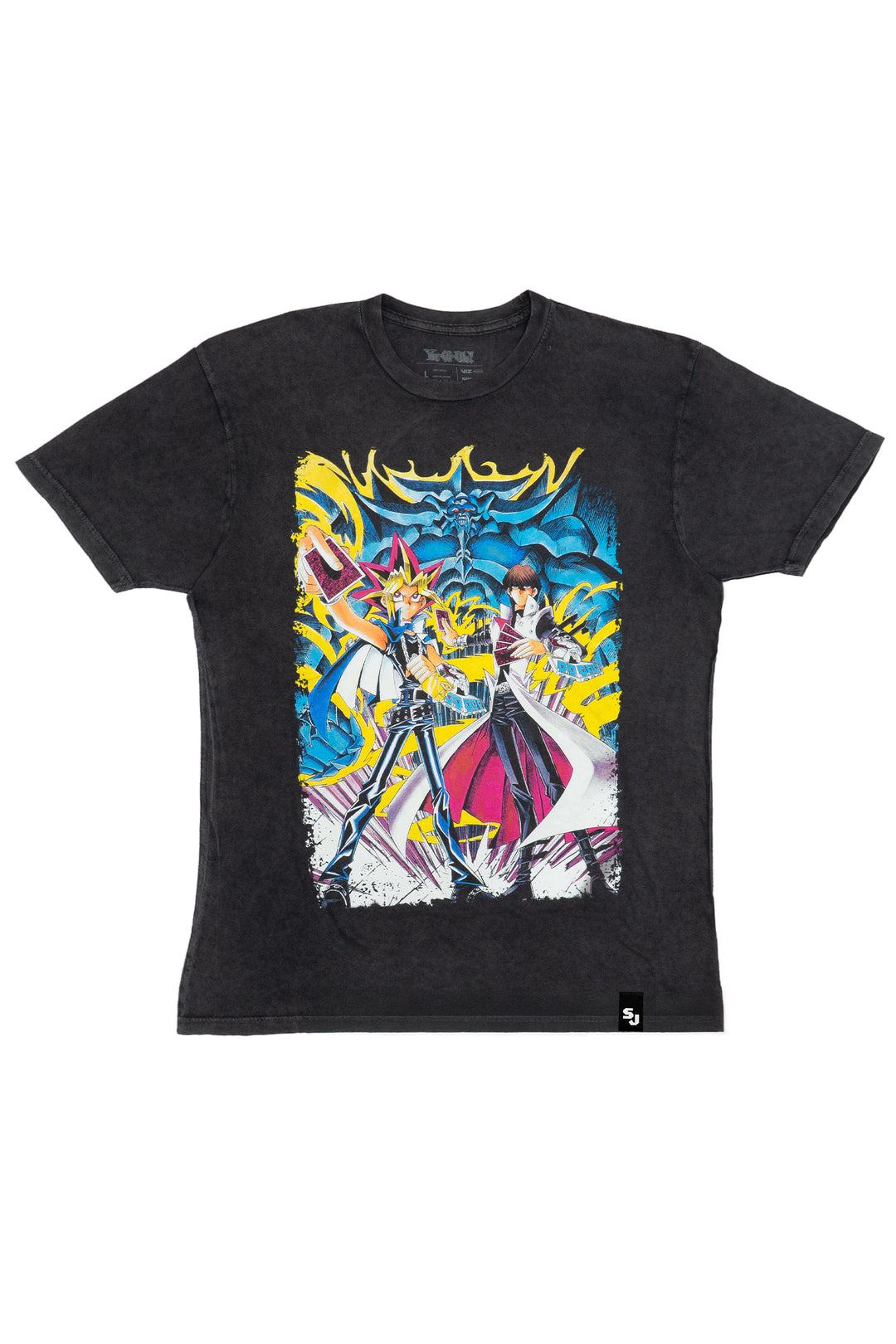 Yu-Gi-Oh! Awakened Gods Mineral Wash Tee - Black Mineral