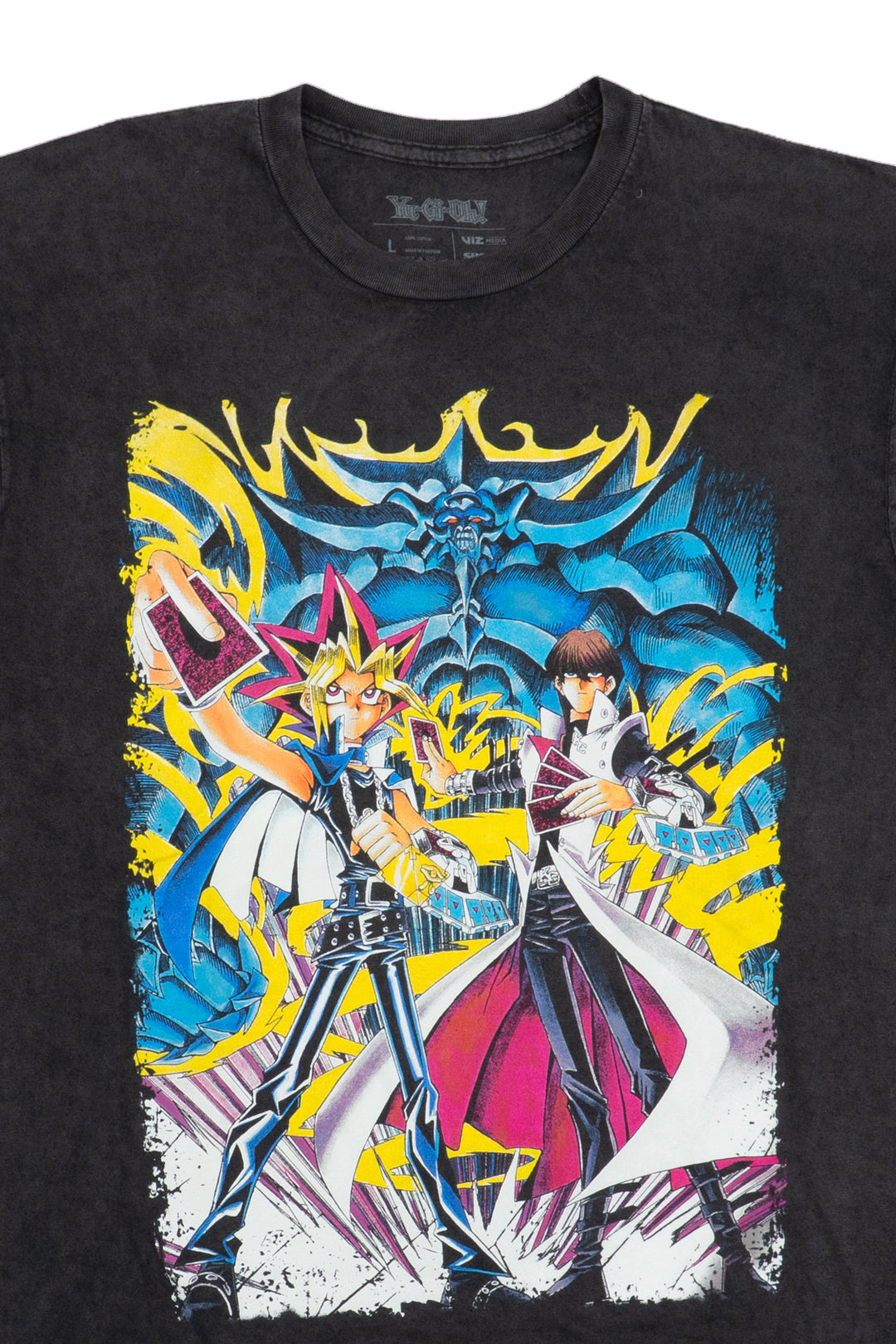 Yu-Gi-Oh! Awakened Gods Mineral Wash Tee - Black Mineral