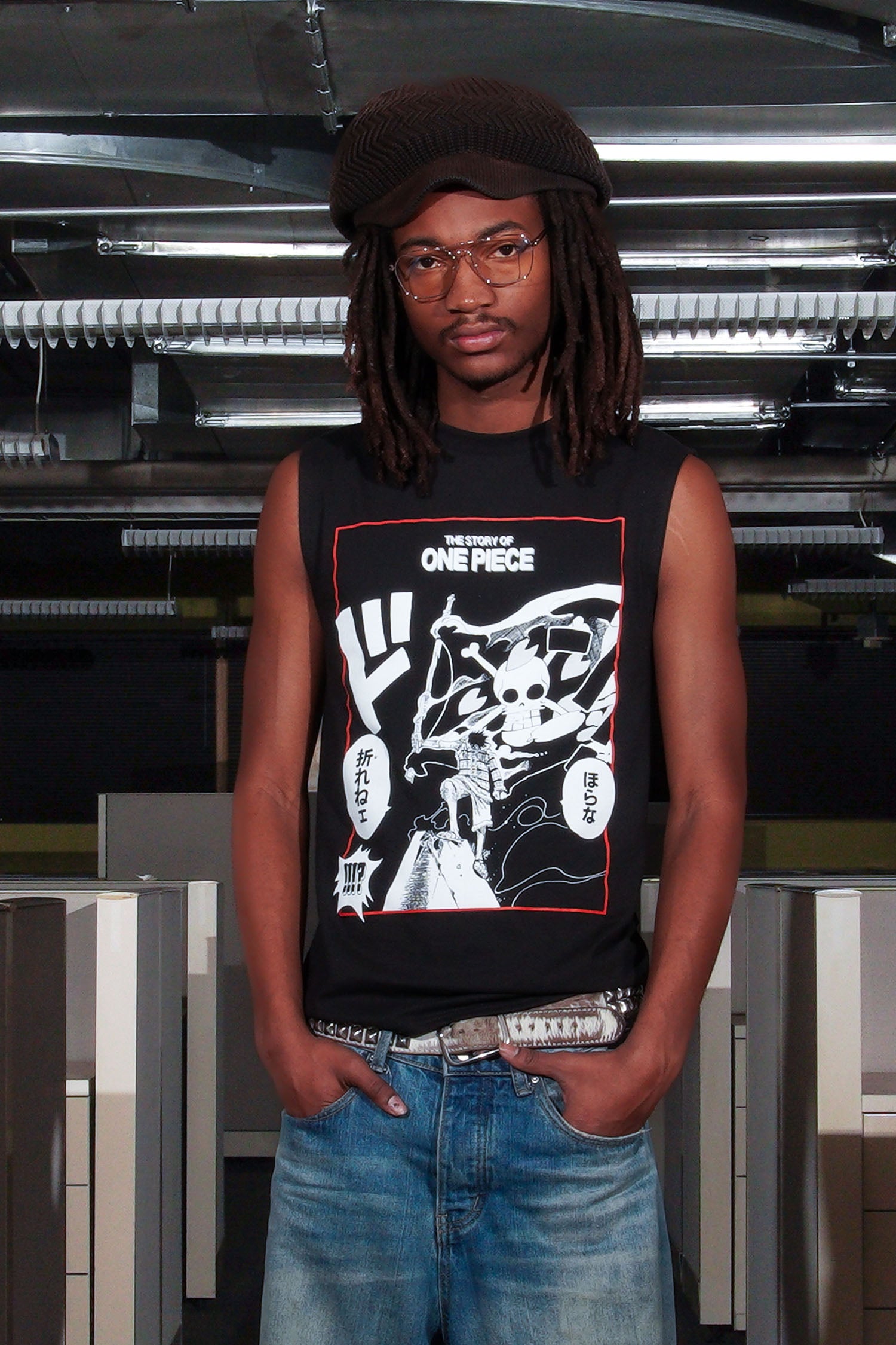 ONE PIECE Luffy Story Sleevless Tee - Black – Shonen Jump Store