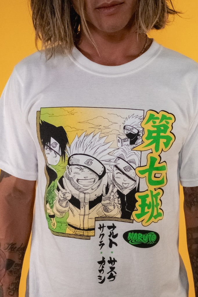 Naruto 25th Team 7 Tee - White – Shonen Jump Store