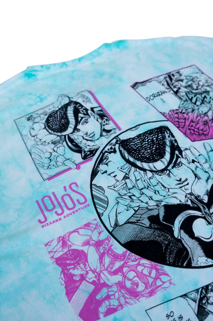 JoJo's Bizarre Adventure: Part 4 Diamond Is Unbreakable Josuke Mineral Wash Tee - Mint Crystal