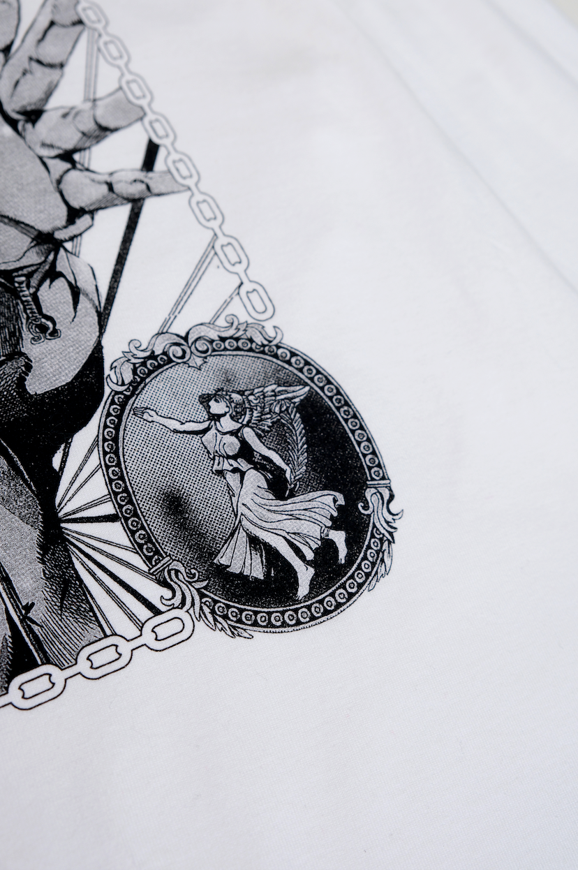 JoJo's Bizarre Adventure: Part 5 Golden Wind Giorno LS Tee - White