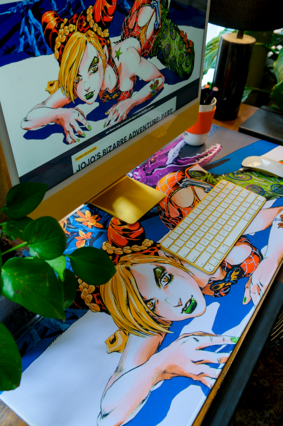 JoJo's Bizarre Adventure: Part 6 Stone Ocean Inmate FE40536 XL Desk Mat