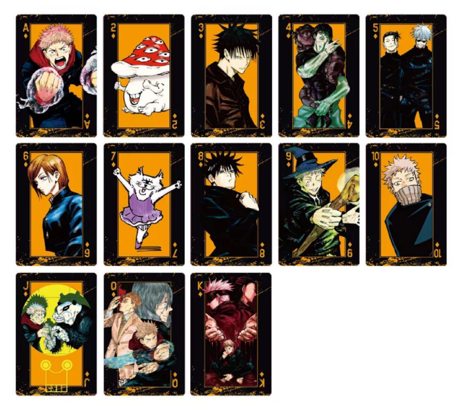 Jujutsu Kaisen Playing Cards