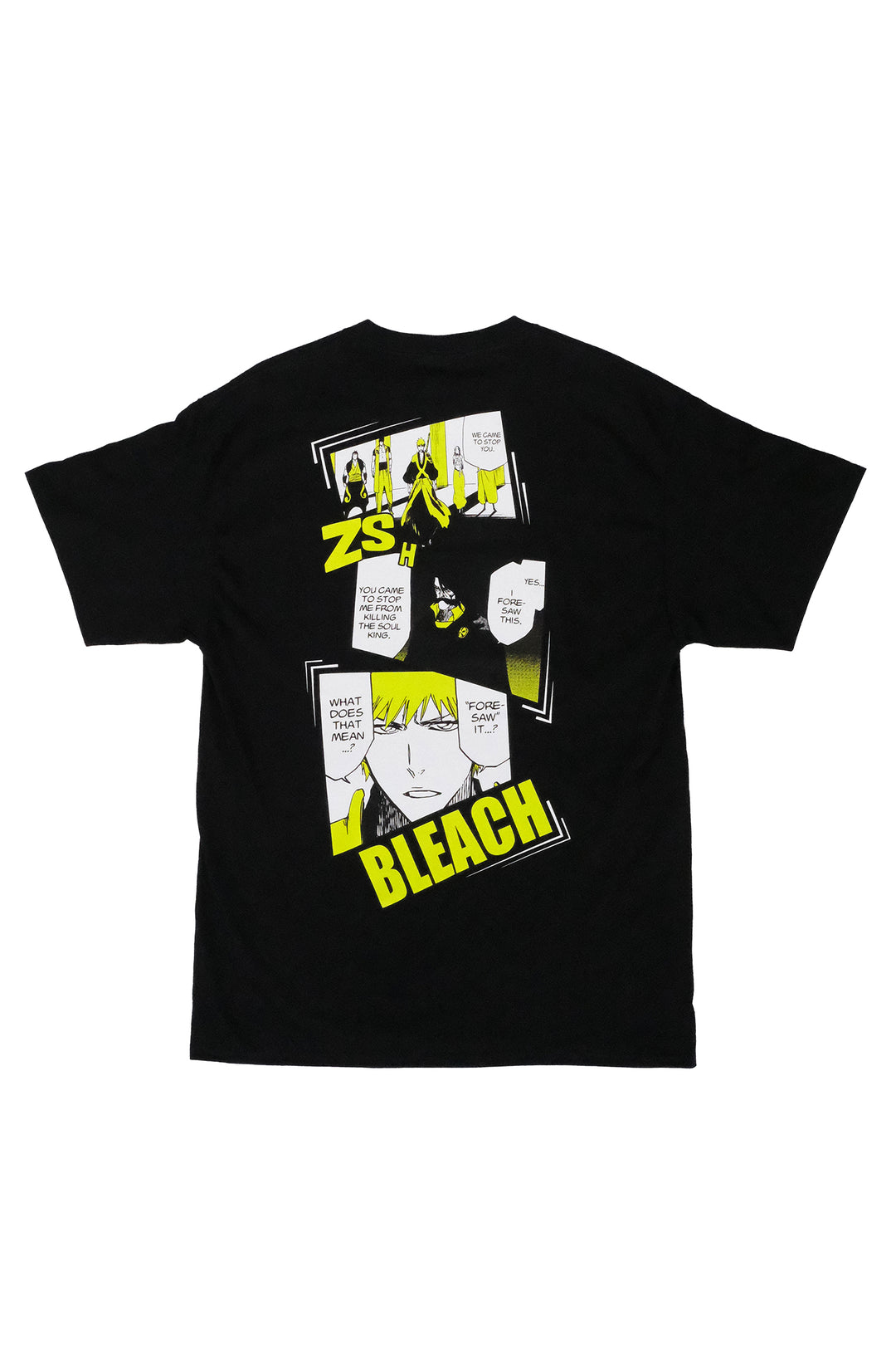 BLEACH Yhwach Meets Ichigo Tee - Black