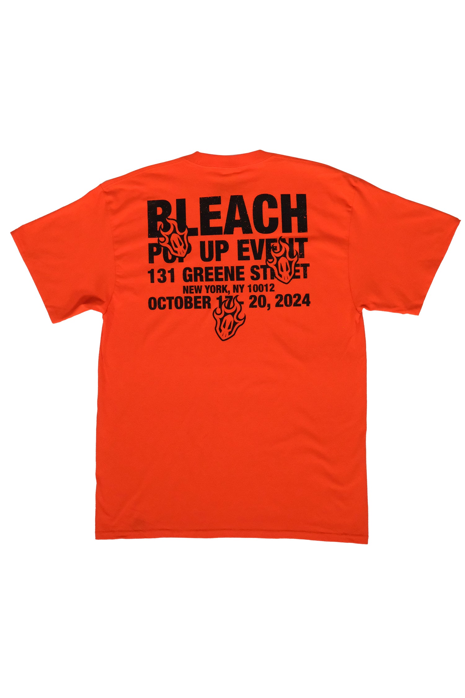 BLEACH Pop-Up Greene St Tee - Safety Orange – Shonen Jump Store