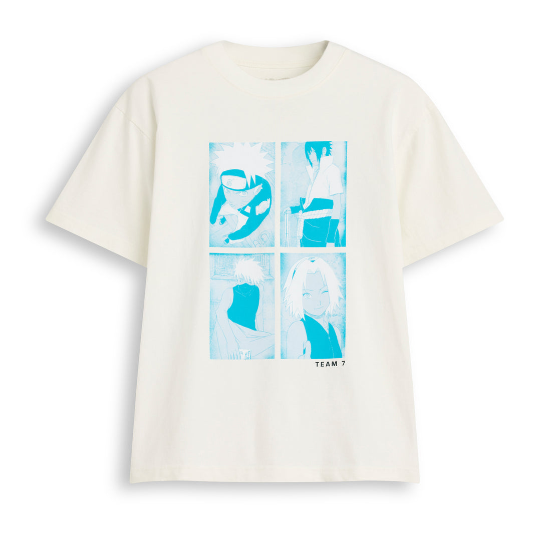 Naruto Team 7 Portraits Tee - White