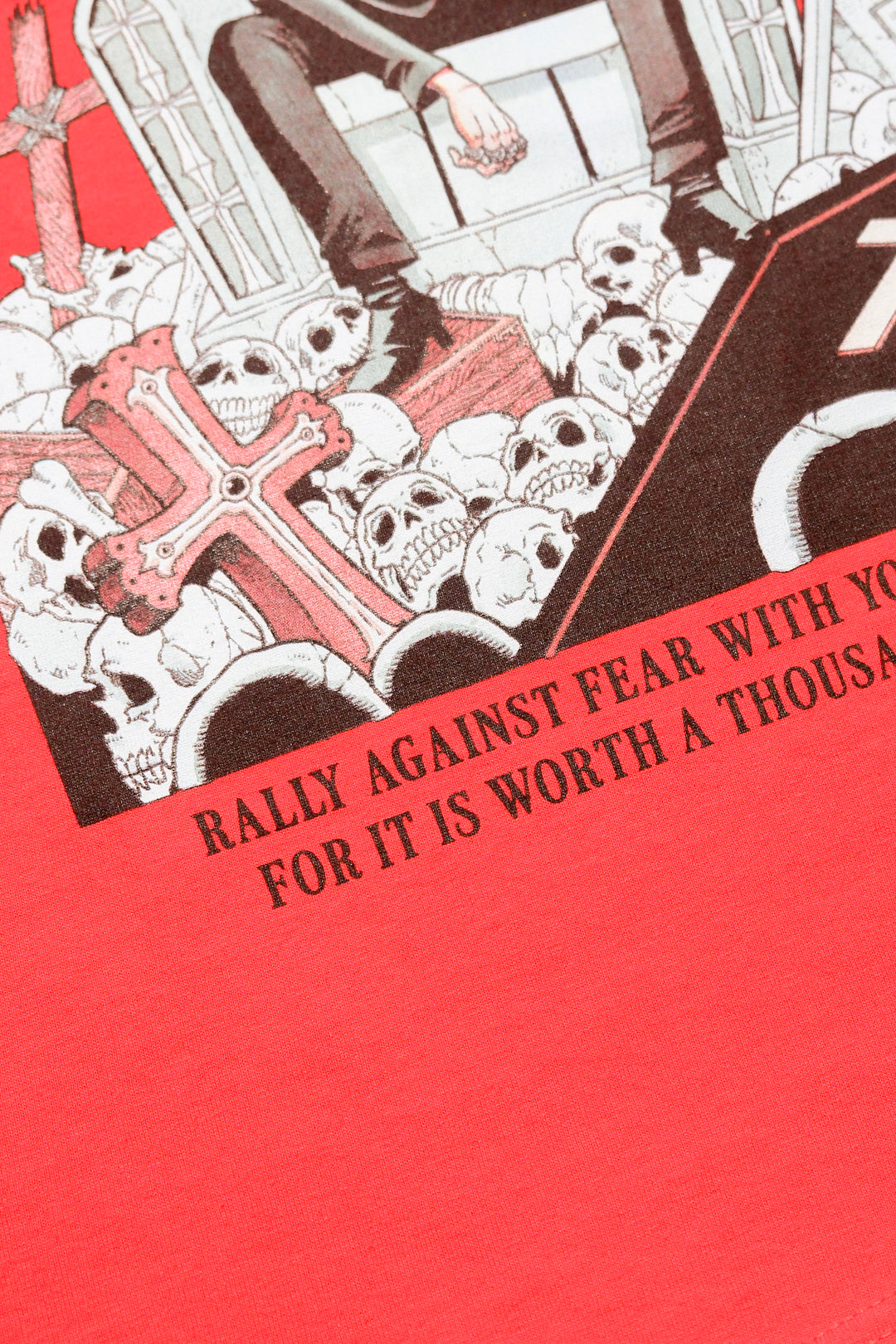 Ultimate Exorcist Kiyoshi Throne Tee - Fiery Red