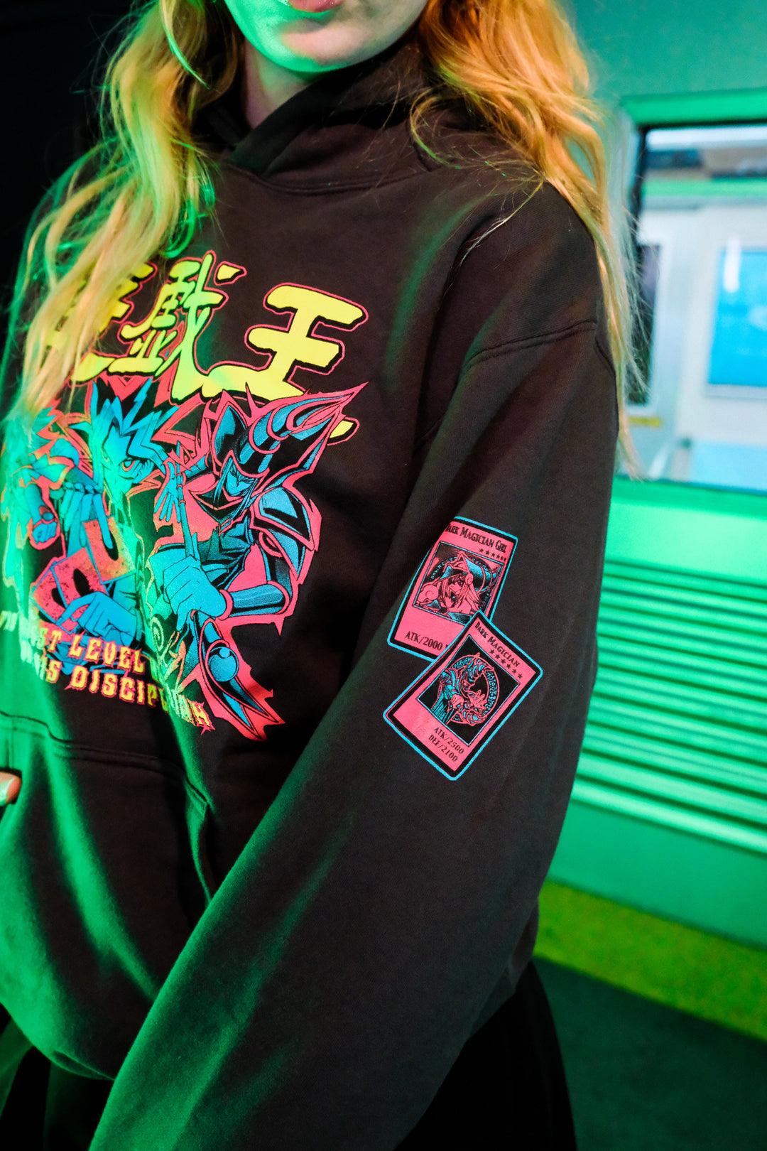 Yu-Gi-Oh! Dark Magicians Pull Over Hoodie - Bristol Black