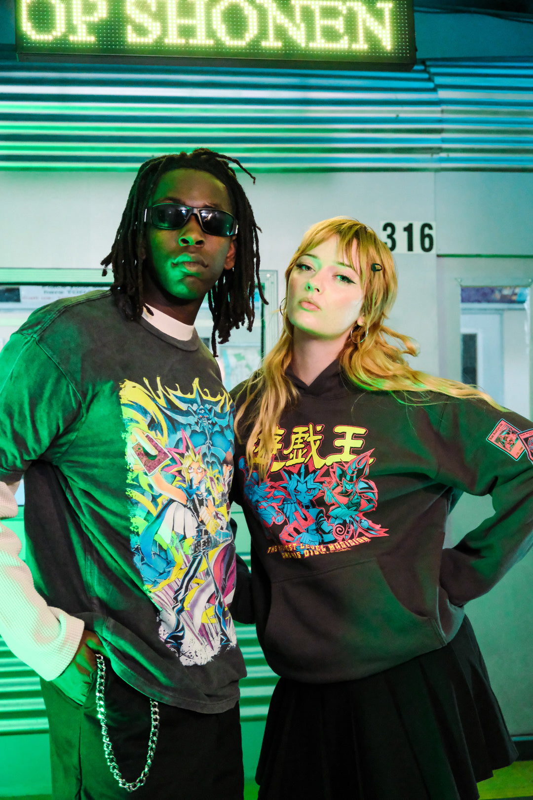 Yu-Gi-Oh! Dark Magicians Pull Over Hoodie - Bristol Black