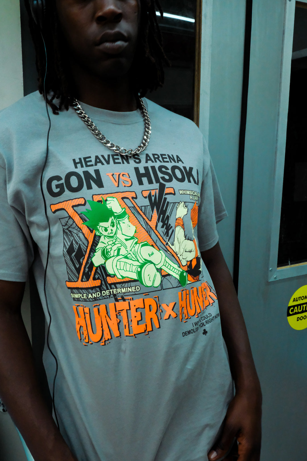Hunter x Hunter Gon Vs. Hisoka Tee - Medium Grey