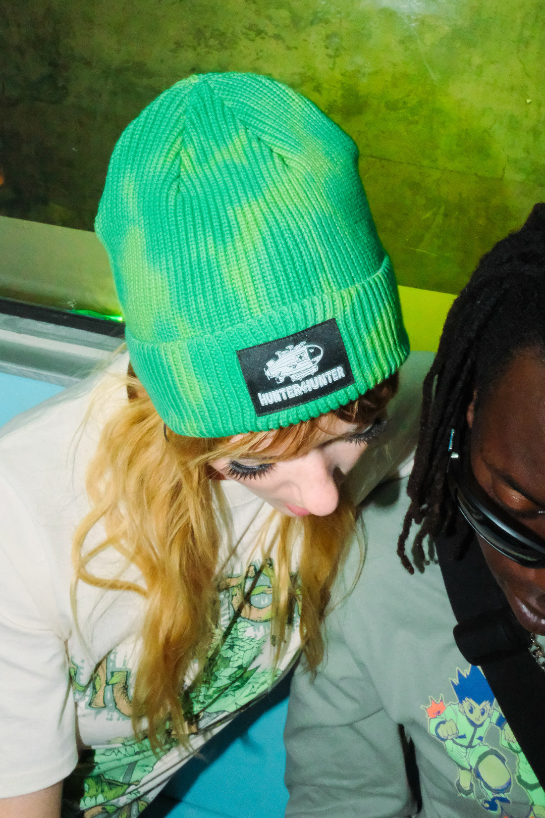 Hunter x Hunter Blimp Tie Dye Beanie - Green