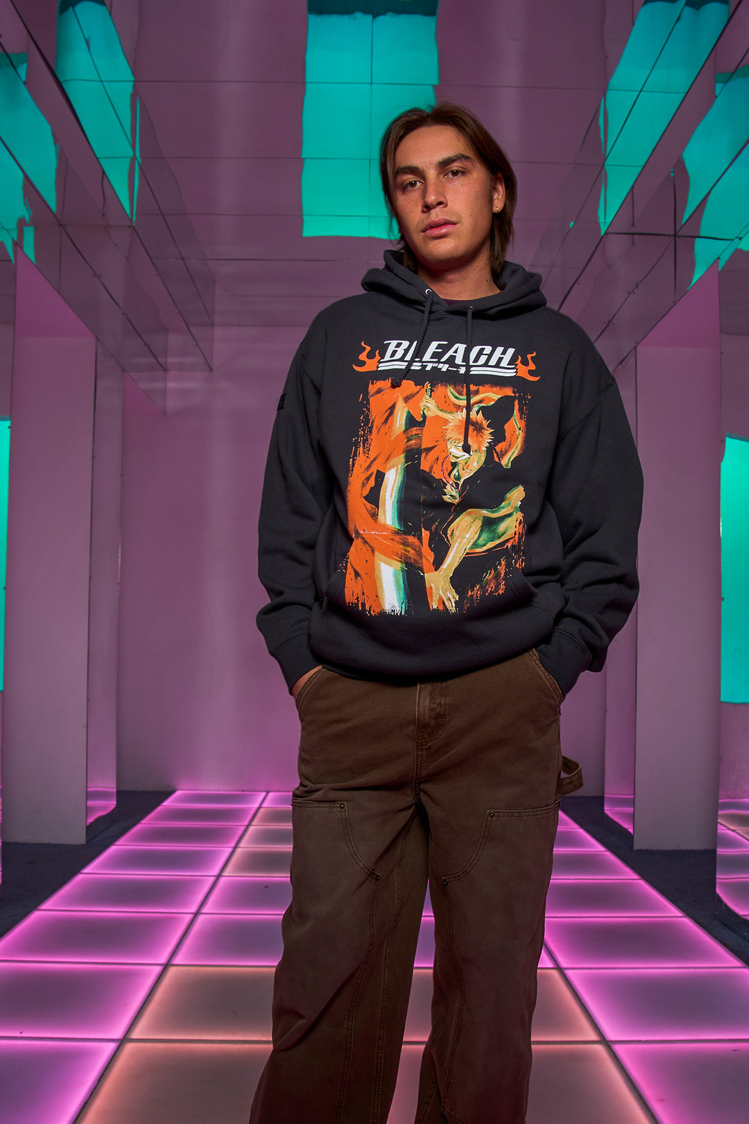 BLEACH Soul Reaper Pullover Hoodie - Asphalt