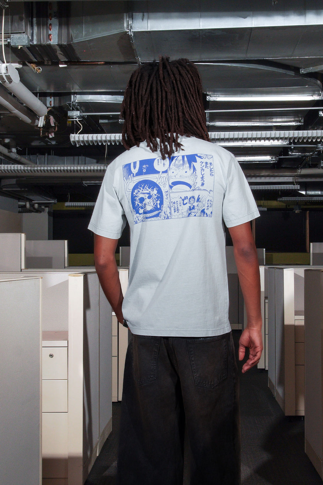 ONE PIECE Whale Story Tee - Vintage Grey