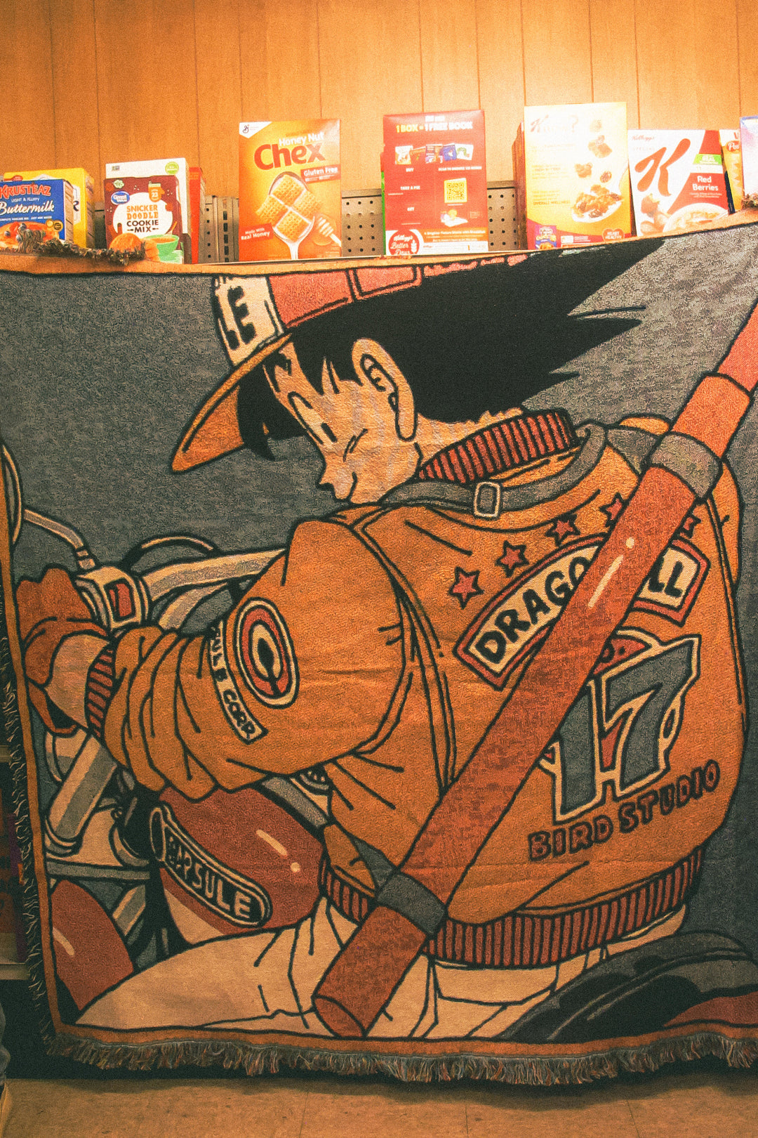 Dragon Ball Z Vol. 1 Cover Tapestry Blanket - Multi