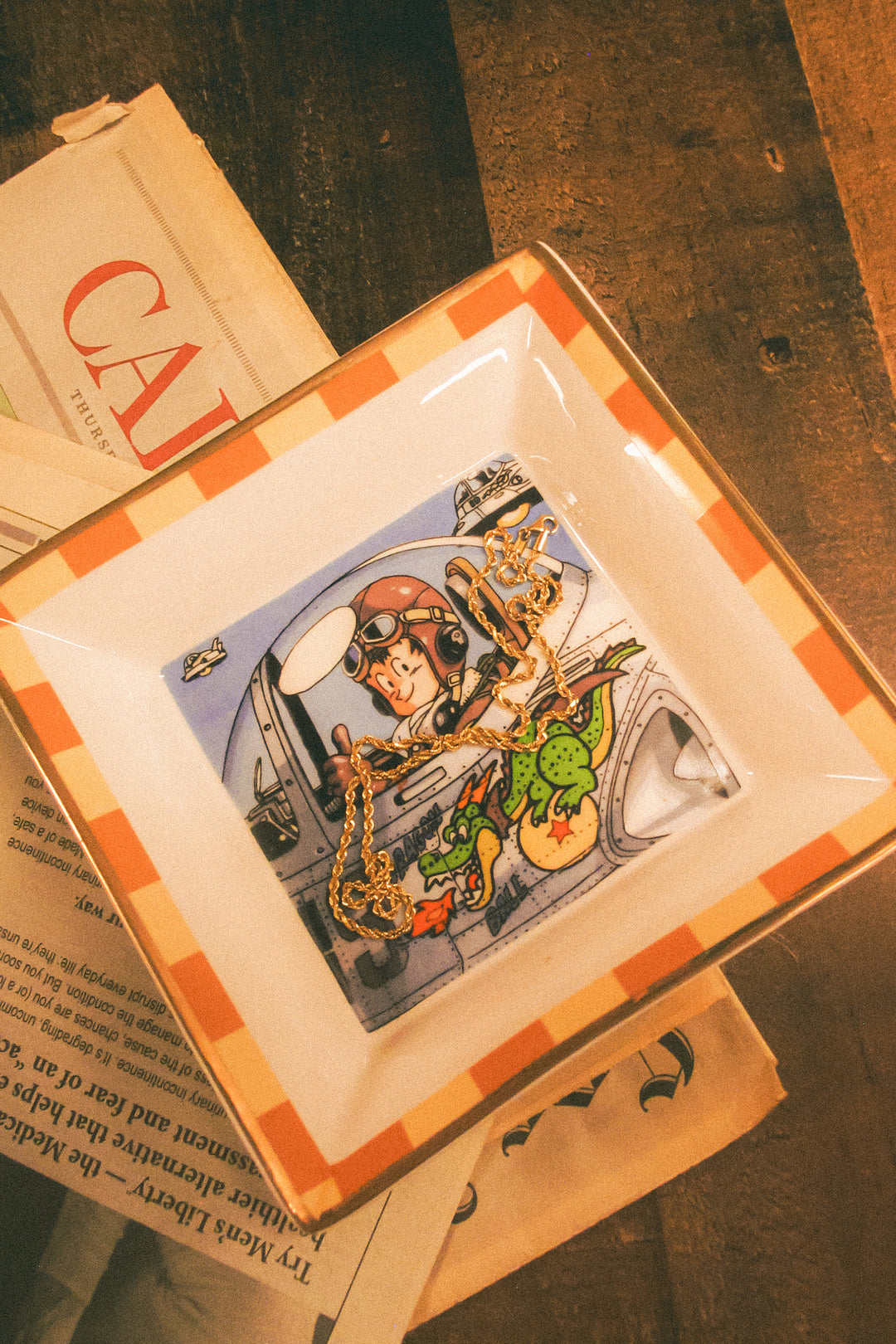 Dragon Ball Vol. 3 Cover Ceramic Catch-All Tray with Collectors Box