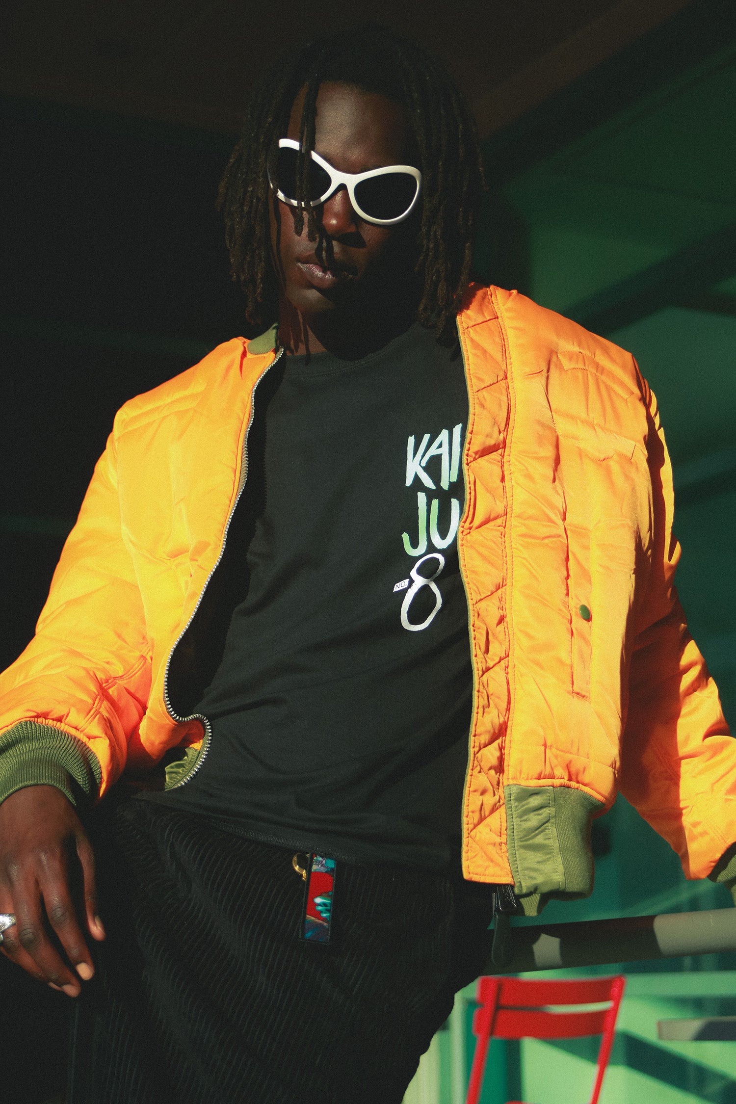 JiyongKim RECODE SUNFADED BOMBER 全世界8着 JiyongKim RECODE SUNFADED BOMBER 全世界8着 Sun-Bleached Flight