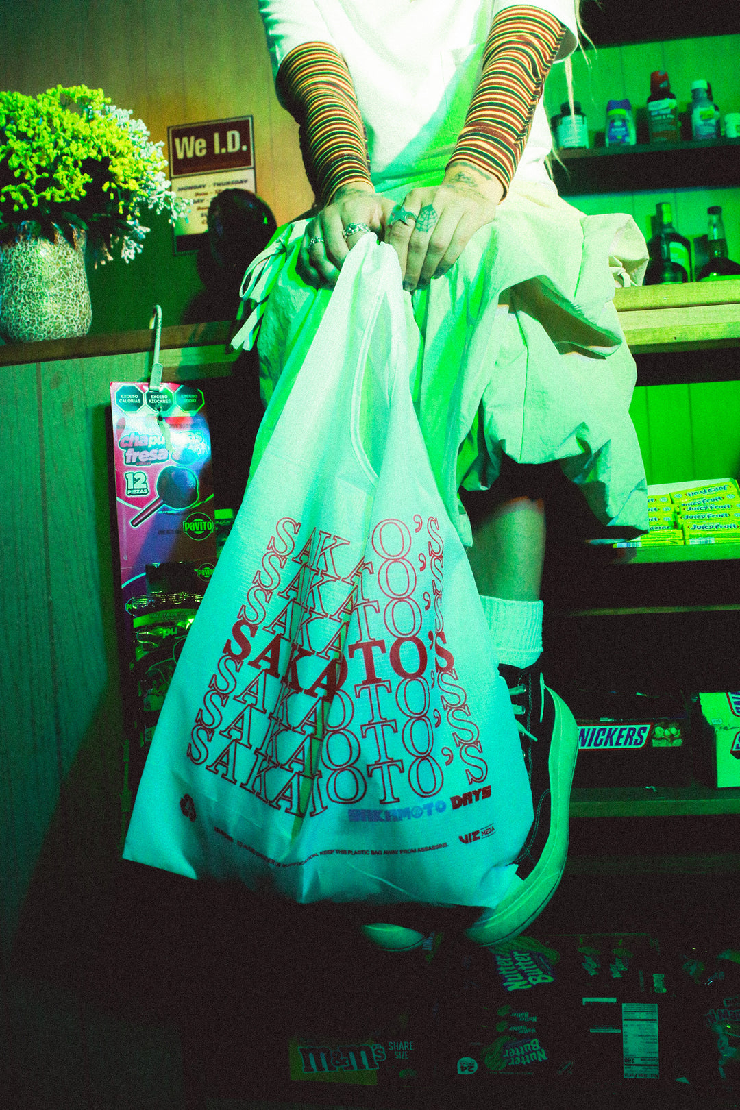 Sakamoto Days Sakamoto's Packable Tote - White