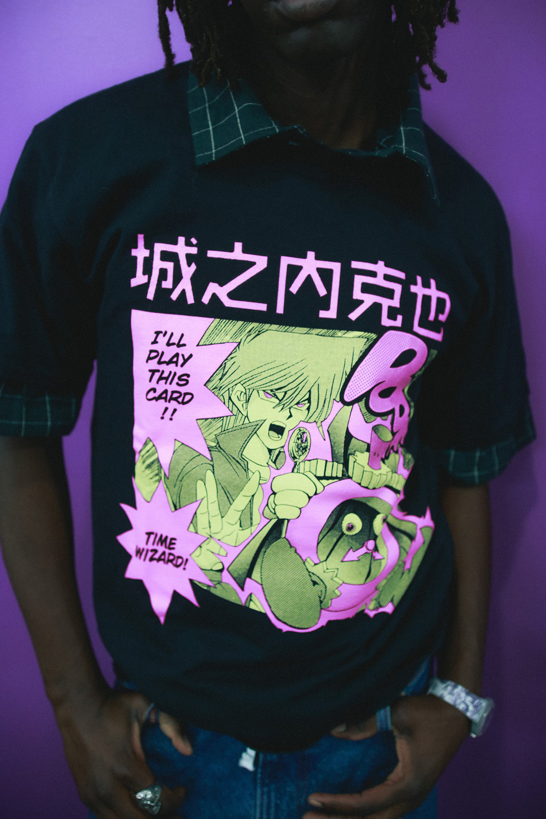 Yu-Gi-Oh! Time Wizard Tee - Black Shonen Jump Store Yu-Gi-Oh! Time Wizard Tee - Black Shonen Jump Store