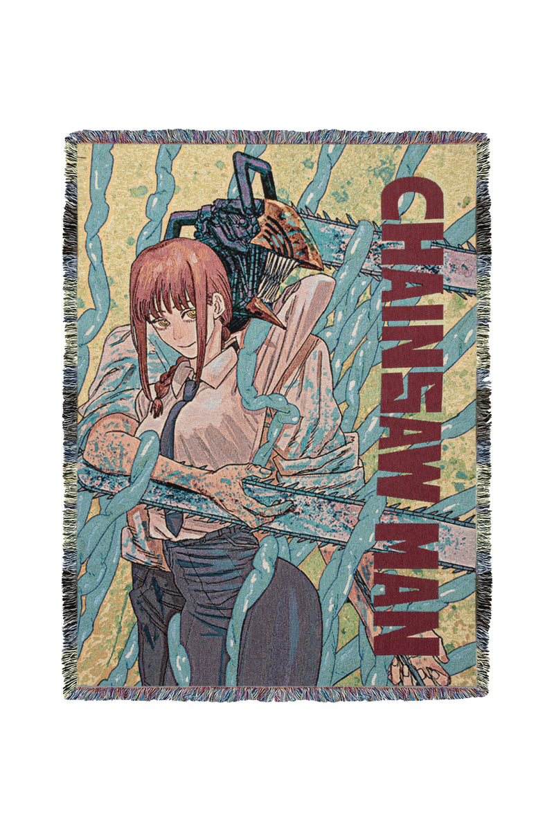 Chainsaw Man & Makima Tapestry Blanket Shonen Jump Store