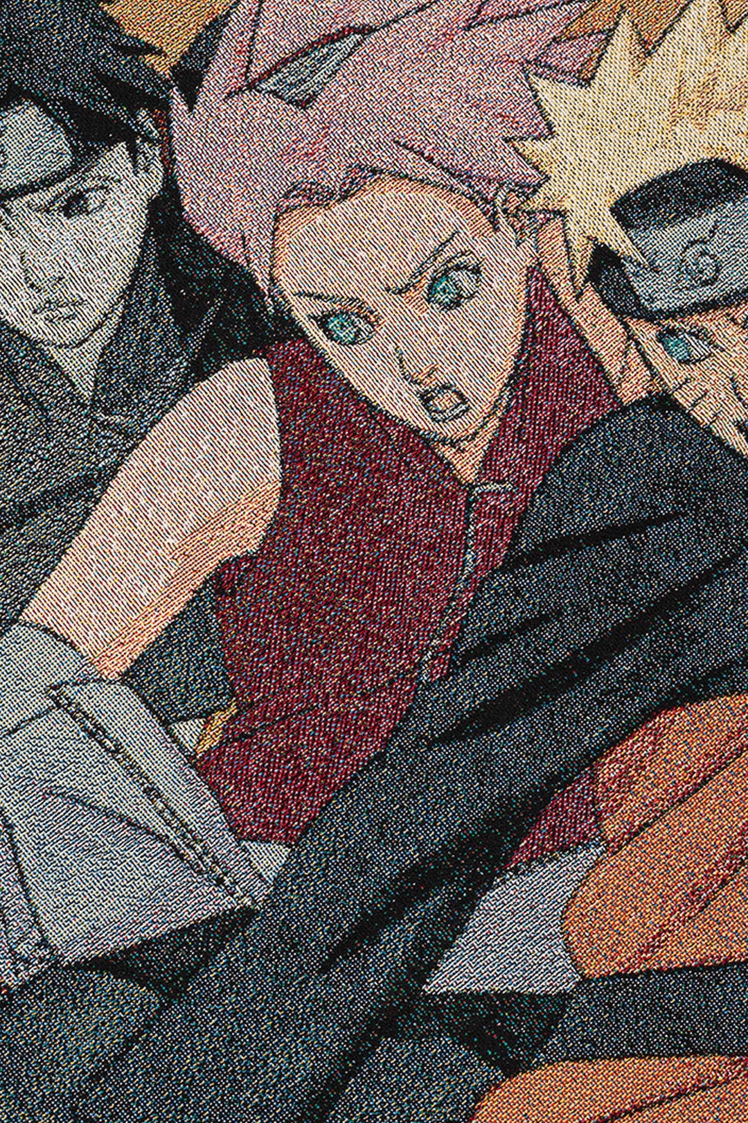 Naruto Action Tapestry Blanket - Multi