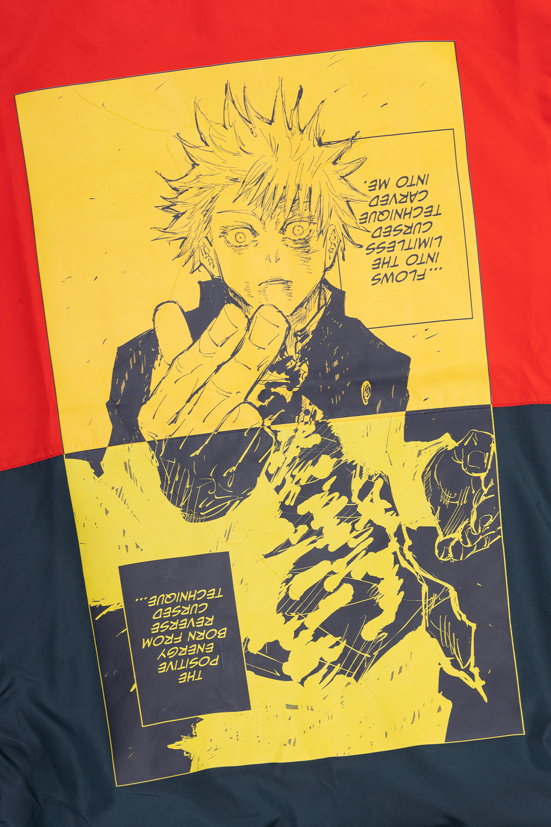 Jujutsu Kaisen Gojo Anorak Jacket - Red/Blue – Shonen Jump Store