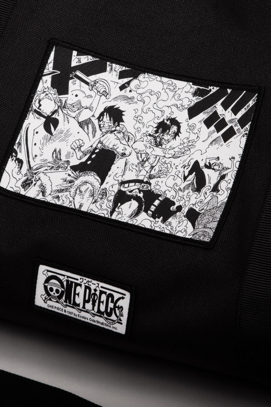 One Piece Duffel Bag - Front Patches