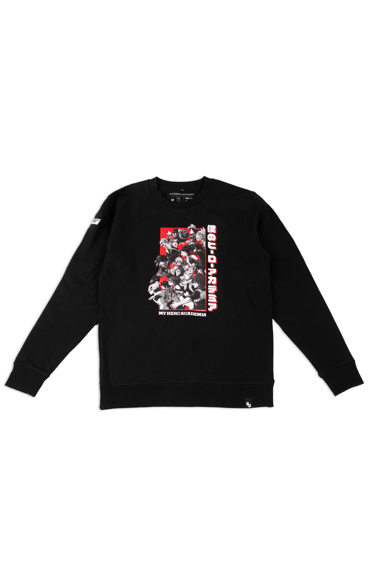 My Hero Academia Crewneck Sweatshirt - Black – Shonen Jump Store