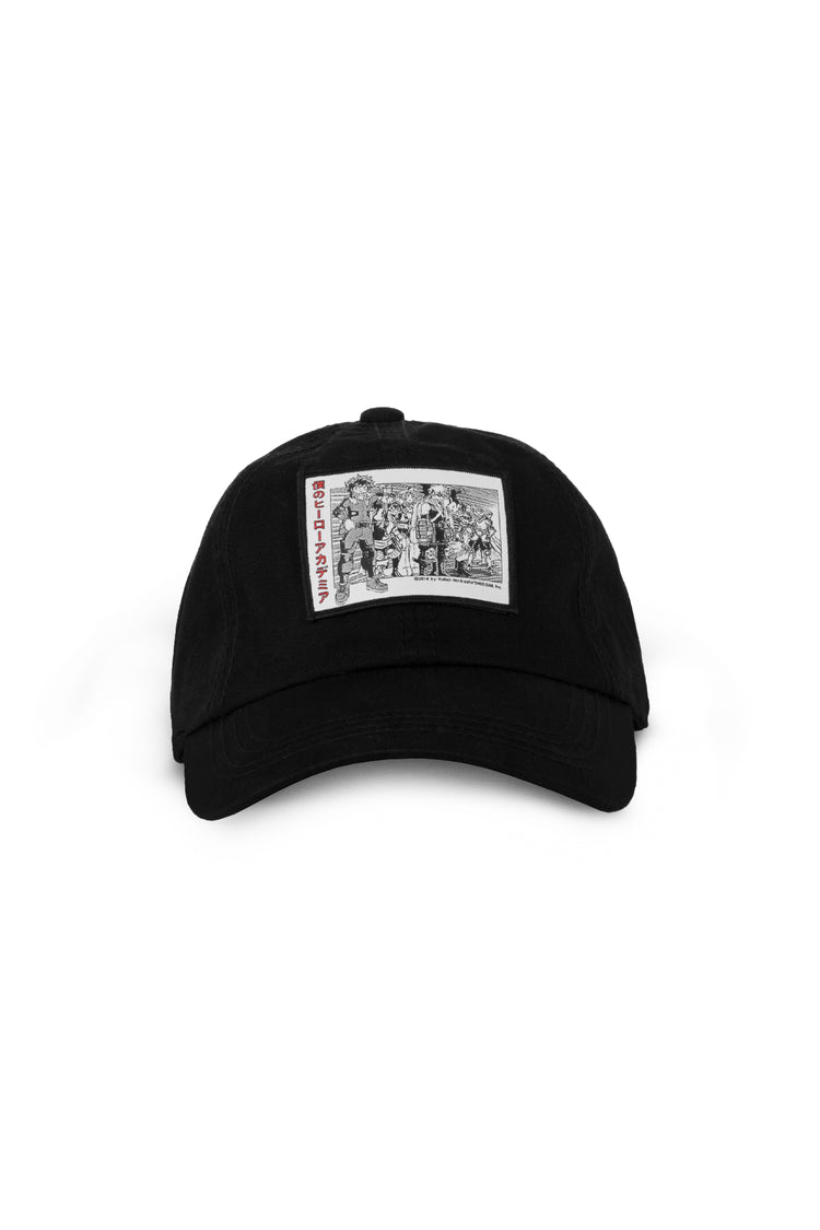 Front. My Hero Academia Dad Hat / Baseball Cap - Black