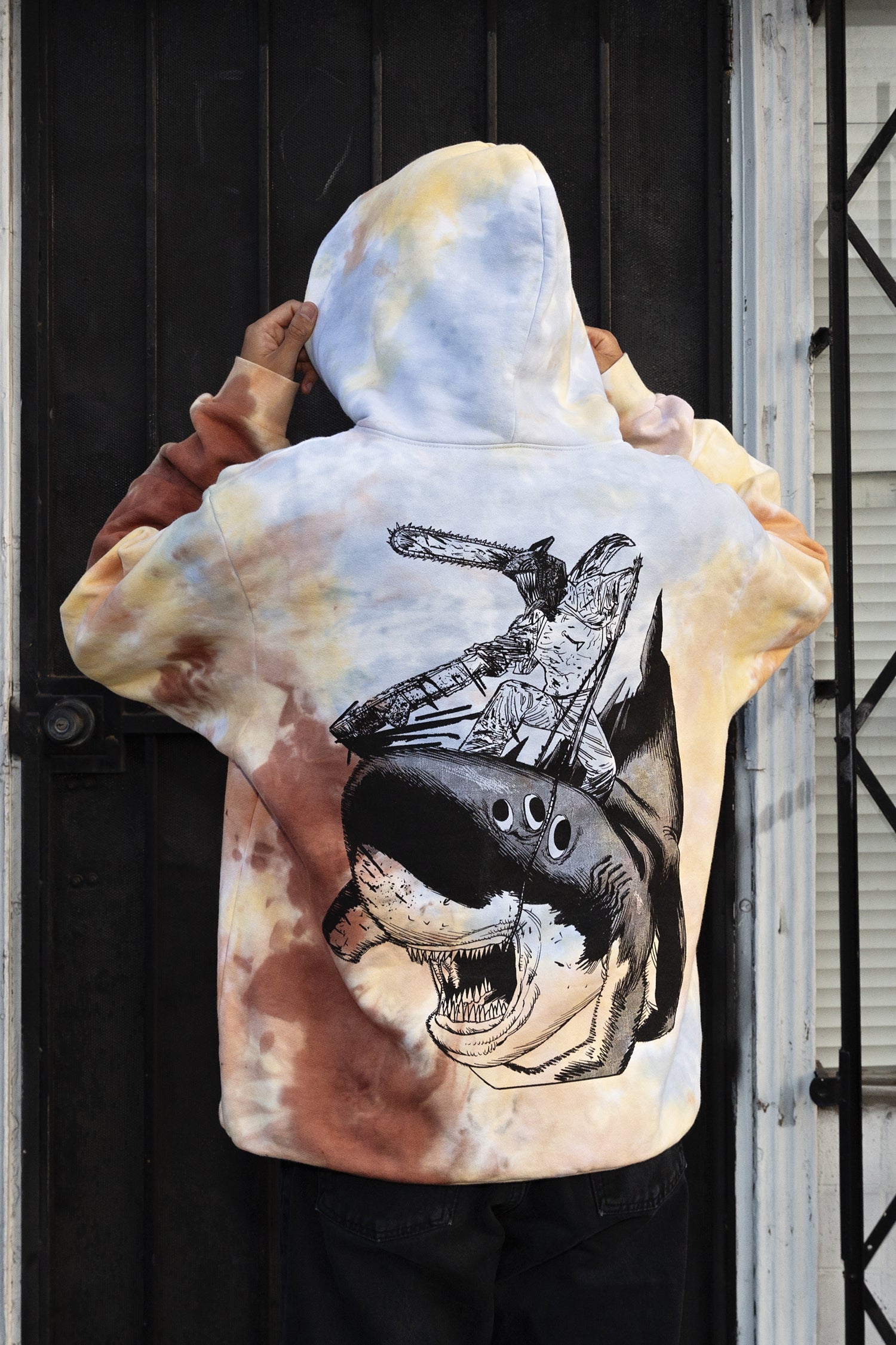 Chainsaw Man Tie-Dye Hoodie - Multi – Shonen Jump Store